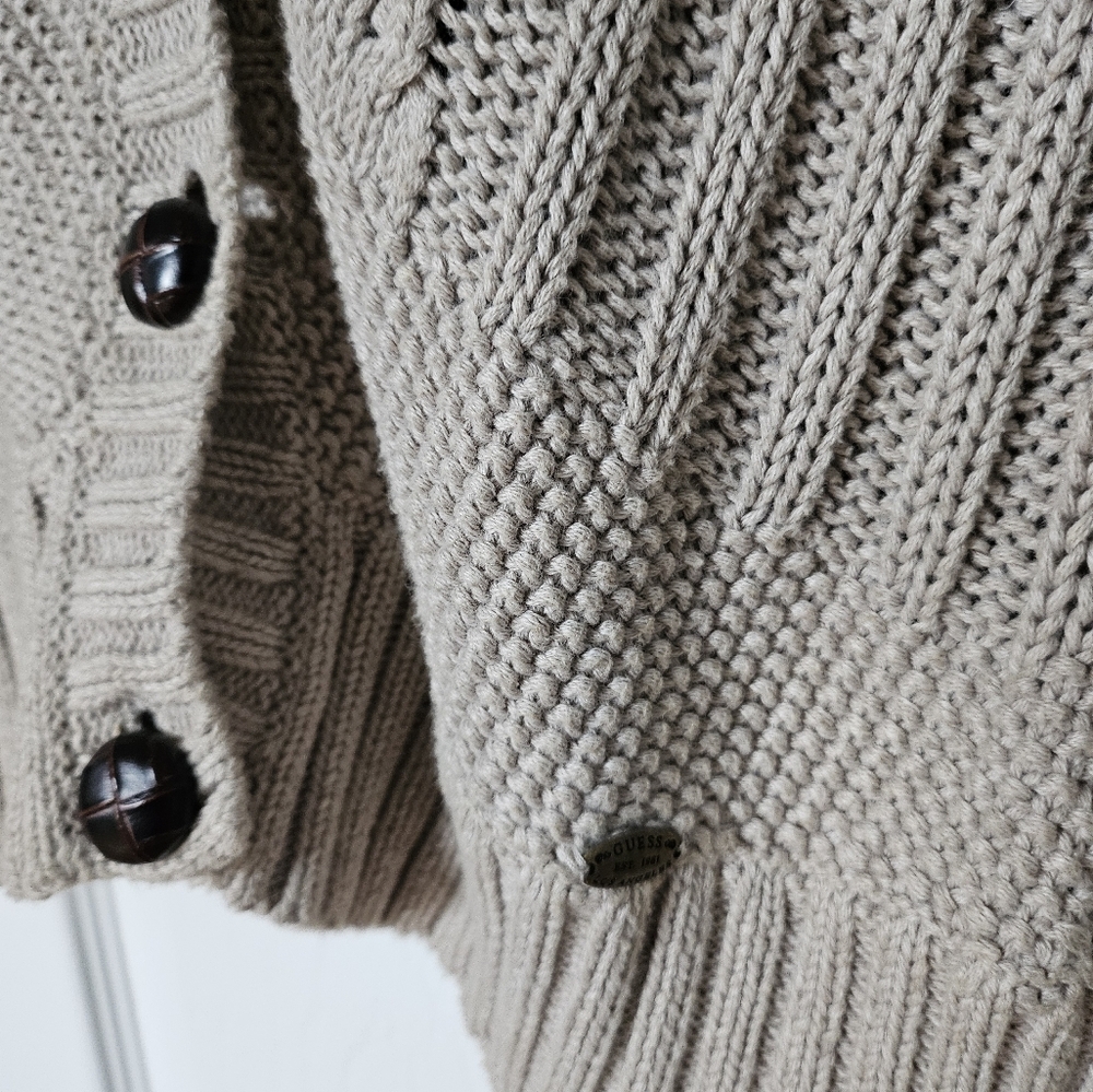 Guess Beige Cardigan Size S - Picture 7 of 10